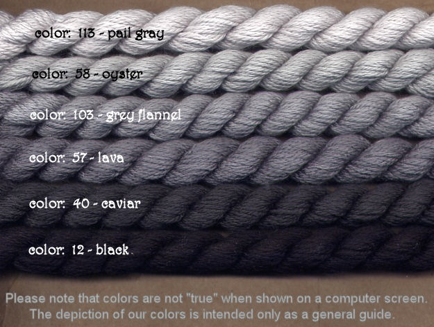 Fibers Silk and Ivory    040  CAVIAR