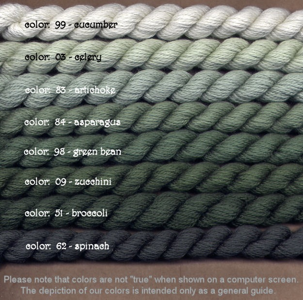 Fibers Silk and Ivory   051   BROCCOLI