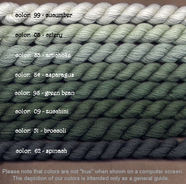 Fibers Silk and Ivory    062  SPINACH