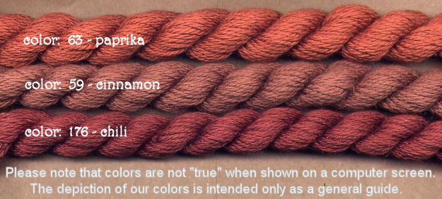 Fibers Silk and Ivory   063   PAPRIKA