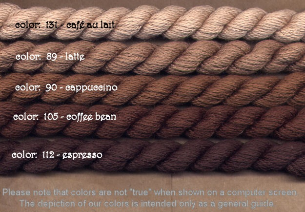 Fibers Silk and Ivory    105   COFFEE BEAN