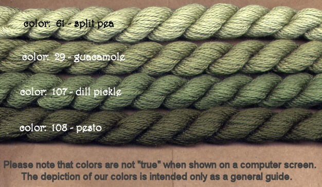 Fibers Silk and Ivory    DILL PICKLE