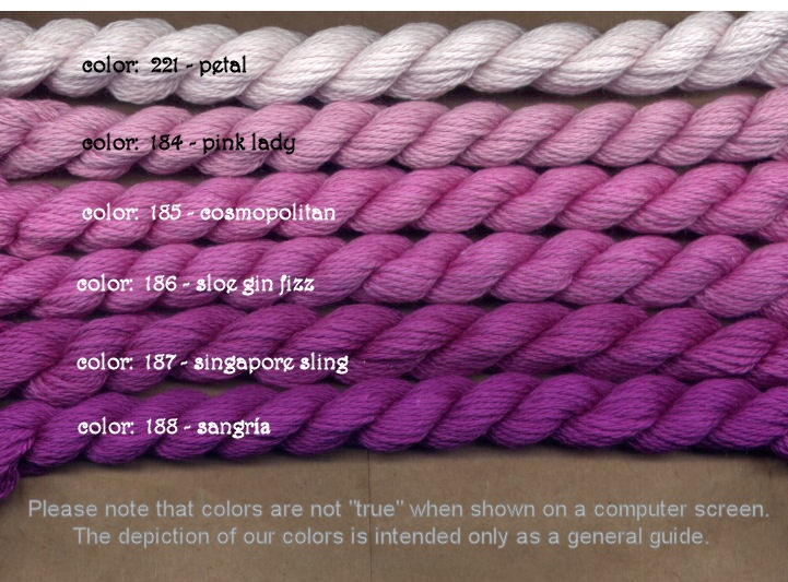 Fibers Silk and Ivory    186  SLOE GIN FIZZ