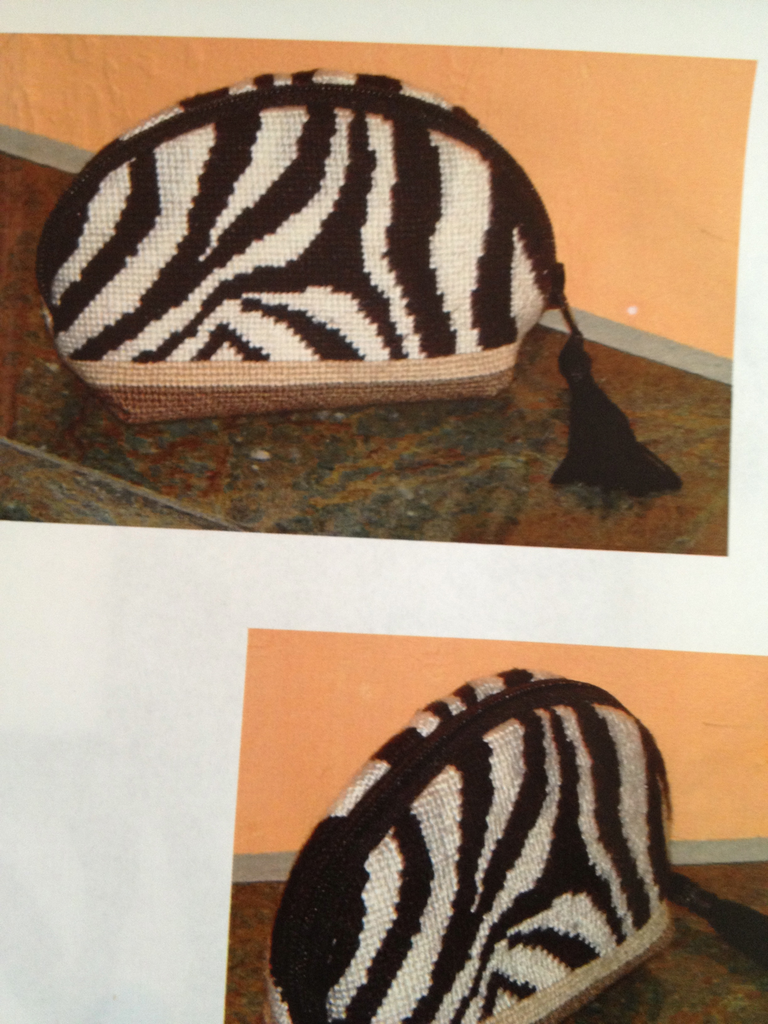 Canvas ZEBRA COIN POUCH DL977  -  SALE  -  REG $58