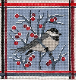 Canvas WINTER CHICKADEE  C877