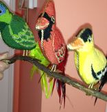 Canvas 3-D CLIP-ON BIRDS