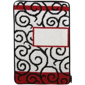 Canvas SCROLLS STITCH AND ZIP EBOOK COVER SZ813