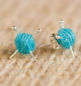 Accessories EAR KNITS KNIT BALL EAR STUDS