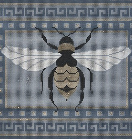 Canvas DRAGONFLY WITH GREY BORDERS  B239
