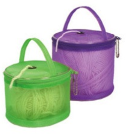 Accessories ROUND MESH ZIPPER CASE LG