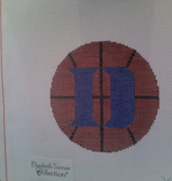 Canvas BASKETBALL ORNAMENT  XO150