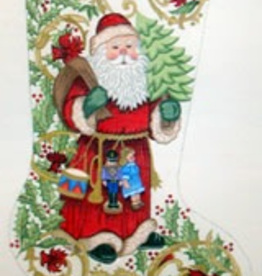 Canvas OLD FASHIONED SANTA AND TOYS  CS7245-S