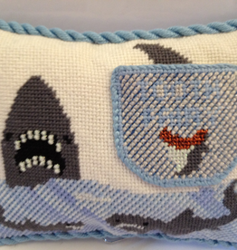 Canvas SHARK TOOTH FAIRY PILLOW  PT199