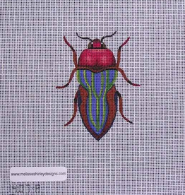 Canvas BEETLE  RED/GREEN  1407A