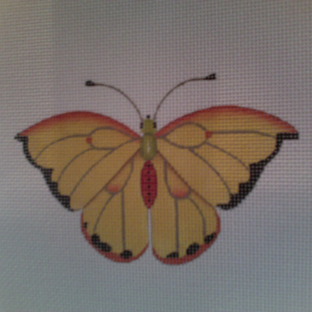 Canvas BUTTERFLY YELLOW  1414F