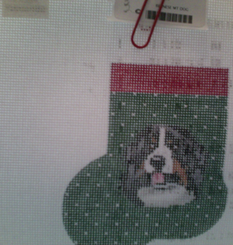 Canvas BERNESE MT DOG MINI SOCK  AB370