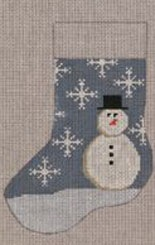 Canvas SNOWMAN STOCKING  STK200