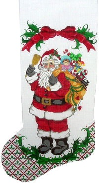 Canvas SANTA AND TOYS  JST101