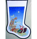 Canvas SANTA SLEIGH  YST9