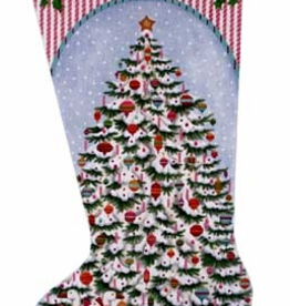 Canvas PEPPERMINT STICK TREE  885