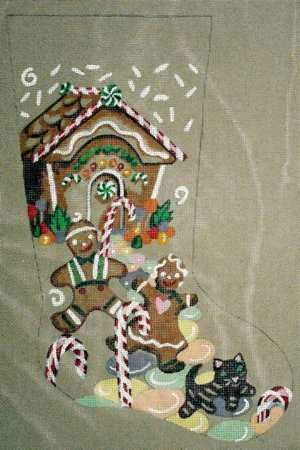 Canvas GINGERBREAD HOUSE  JK104