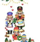 Canvas NUTCRACKERS WITH SQUIRREL  CS523