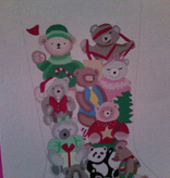 Canvas BEARS STOCKING  176