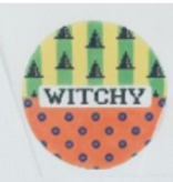 Canvas WITCHY ROUND  NHS203