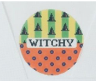 Canvas WITCHY ROUND  NHS203