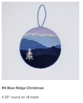 Canvas BLUE RIDGE CHRISTMAS  R9