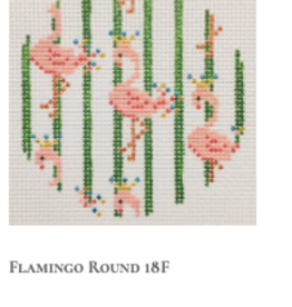 Canvas FLAMINGO ROUND  18F