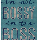 Canvas I’M NOT BOSSY  ME110