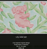 Canvases KOALA BEARS LILLY STYLE WIDE BELT WBL06