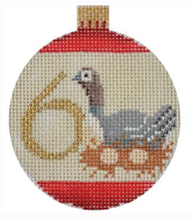 Canvas 12 DAYS BAUBLE - 6 GEESE  NTG1636