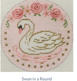 Canvas SWAN IN A ROUND  4201