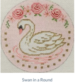 Canvas SWAN AND ROSES  4203