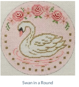 Canvas SWAN AND ROSES  4203