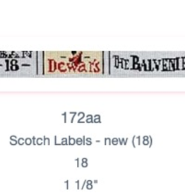 Canvas SCOTCH LABELS BELT  172AA