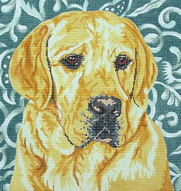 Yellow Lab Large Pillow