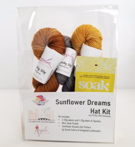 Yarn SUNFLOWER DREAMS HAT KIT