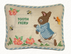 Canvas BUNNY TOOTH FAIRY PILLOW  CD300H