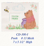 Canvas POOH TOOTH FAIRY PILLOW  CD300I