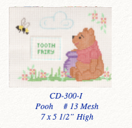 Canvas POOH TOOTH FAIRY PILLOW  CD300I
