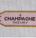 Canvas CHAMPAGNE THIS WAY - PINK