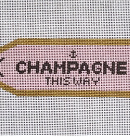Canvas CHAMPAGNE THIS WAY - PINK