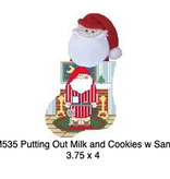 Canvas PUTTING OUT MILK AND COOKIES  CM535