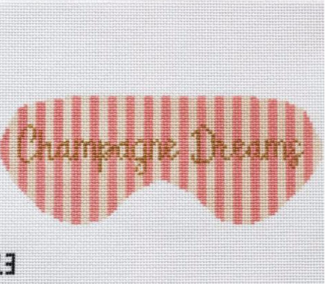 Canvas CHAMPAGNE DREAMS SLEEP MASK  MJDR3