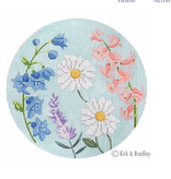 Canvas ENGLISH GARDEN ROUND KB1278