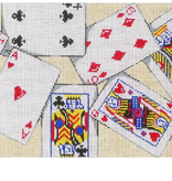 Canvas PLAYING CARDS PURSE  8314