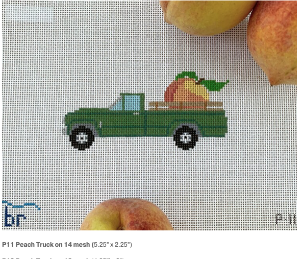 Canvas PEACH TRUCK  P12